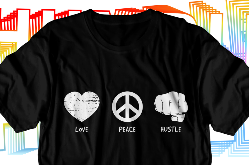 hustle t shirt design bundle, motivational inspirational quotes svg