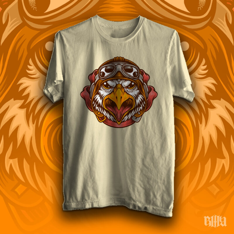 Pilot Eagle t-shirt design - Buy t-shirt designs
