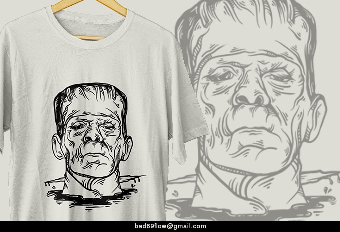 Frankenstein – Tshirt Design