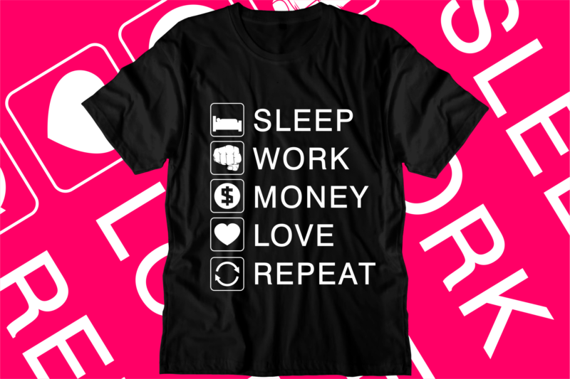 money dollar motivational quotes t shirt design bundle