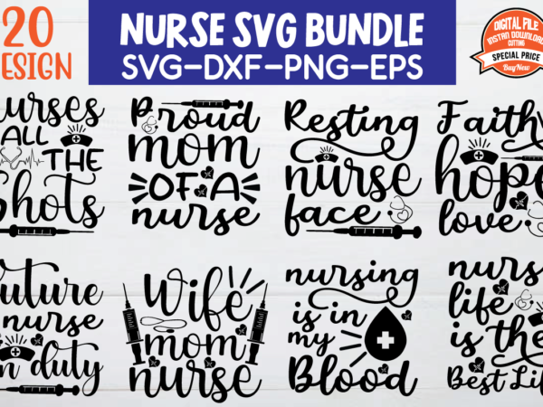 Nurse svg bundle graphic t shirt