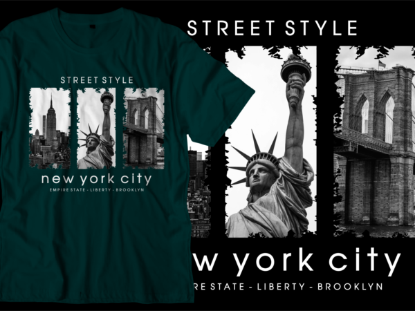 New York City T Shirt NYC t shirt design for purchase - Buy t-shirt designs