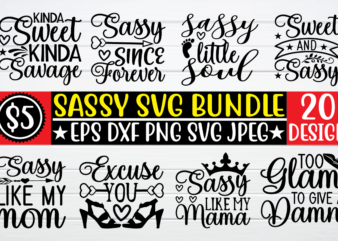 sassy svg bundle graphic t shirt