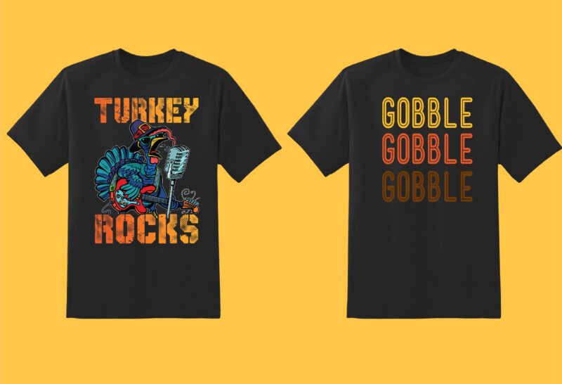 Thanksgiving Bundle Part 1 – 46 tshirt designs – 90% OFF