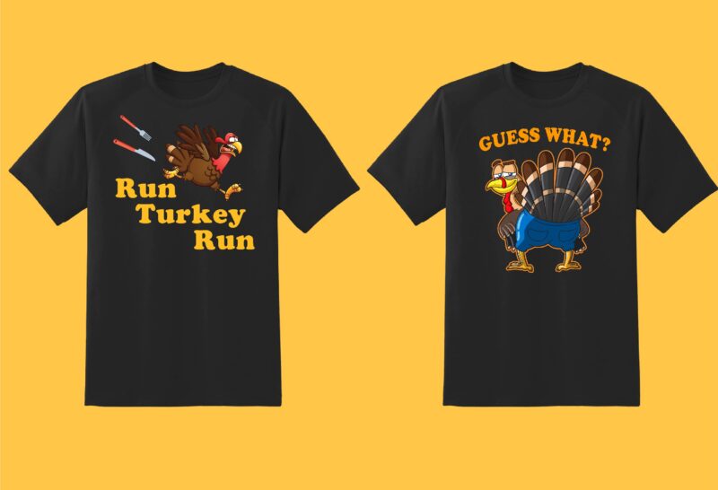 Thanksgiving Bundle Part 1 – 46 tshirt designs – 90% OFF