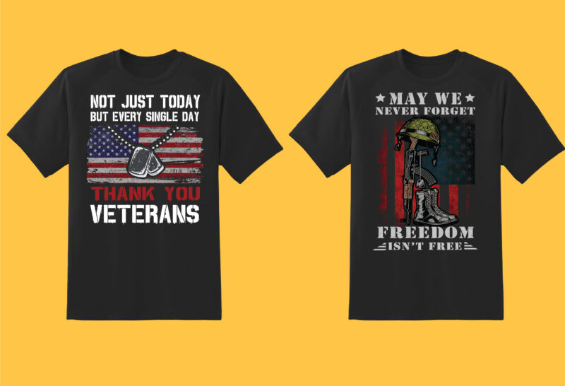 Veteran, Soldier Big Bundle Part 1 – 50 Tshirt Designs – 90% OFF