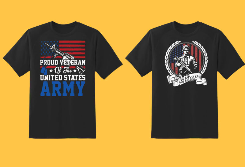 Veteran, Soldier Big Bundle Part 1 – 50 Tshirt Designs – 90% OFF