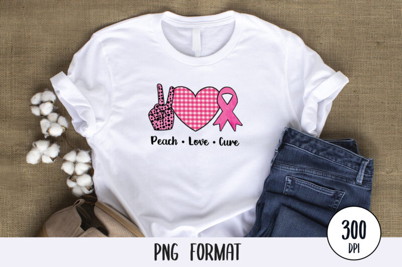 Breast Cancer Sublimation Bundle, 14 PNG Designs