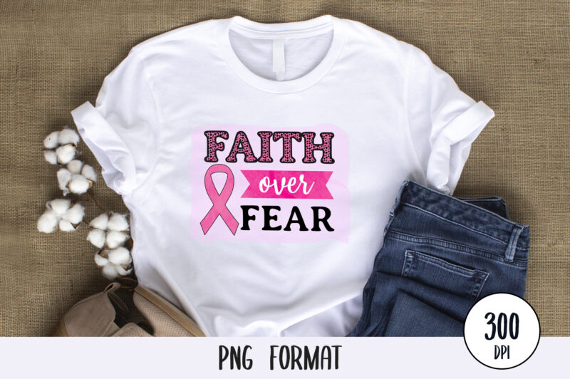 Breast Cancer Sublimation Bundle, 14 PNG Designs