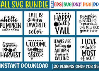 Fall SVG Bundle