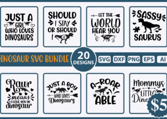 Dinosaur SVG Bundle