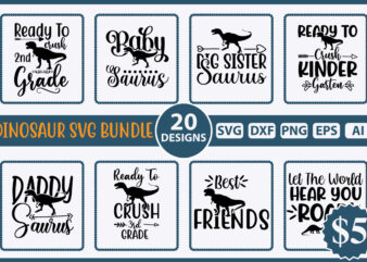 Dinosaur SVG Bundle vol.2