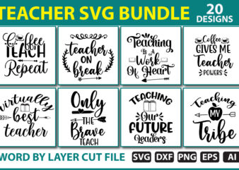 Teacher SVG Bundle