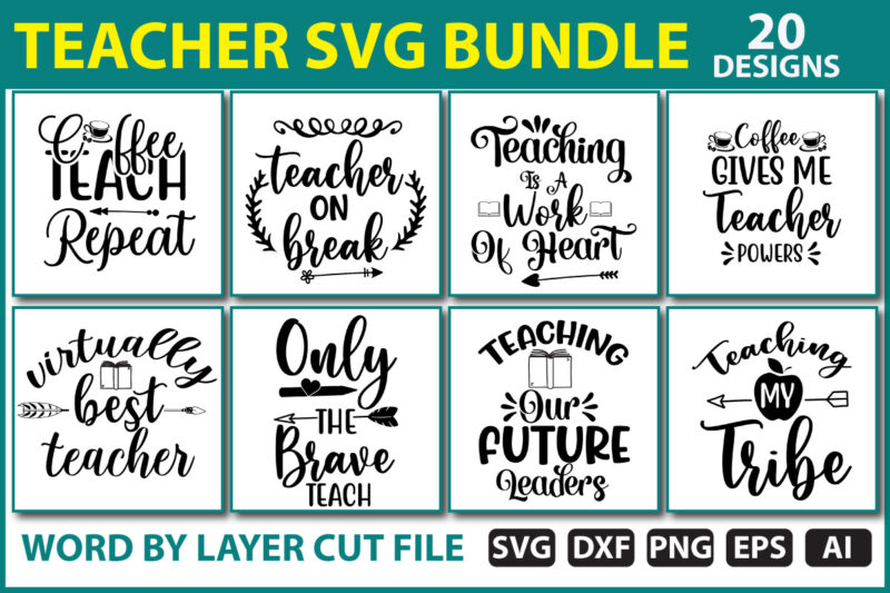 Teacher SVG Bundle