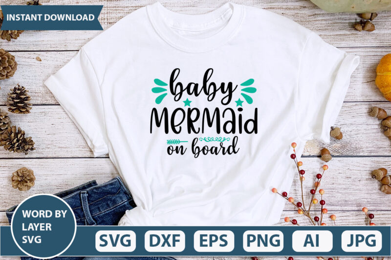 Mermaid SVG Bundle