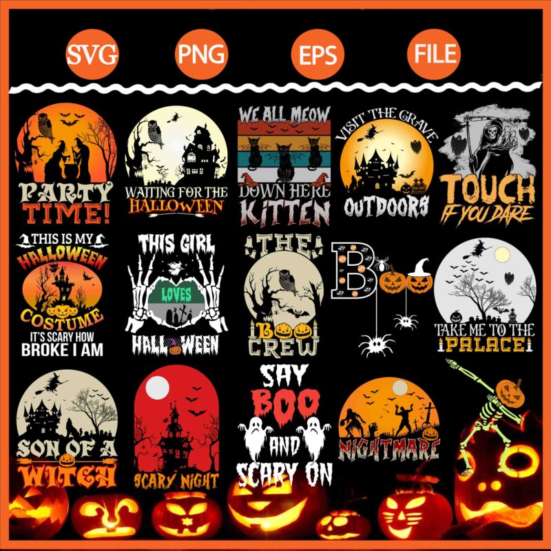 Bundle halloween svg, halloween bundle, halloween svg, halloween vector, halloween, ghost svg, funny ghost, ghost halloween, pumpkin svg, pumpkin halloween, pumpkin scary svg, pumpkin horror svg, hocus pocus svg, witches