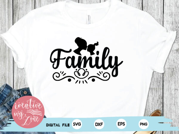 Family t shirt graphic design