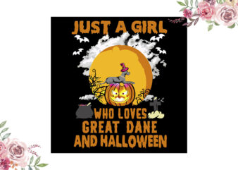 Halloween Gift For Great Dane Lovers Diy Crafts Svg Files For Cricut, Silhouette Sublimation Files