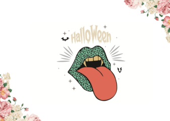 Vampires Mouth Halloween Diy Crafts Svg Files For Cricut, Silhouette Sublimation Files