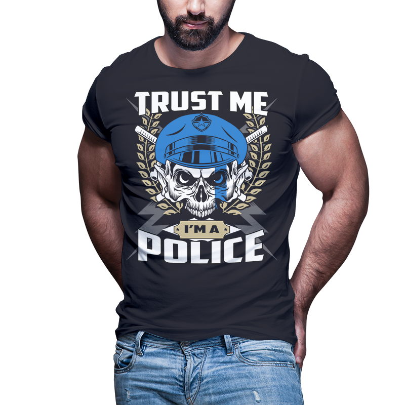 51 POLICE Blue line, tshirt designs bundle