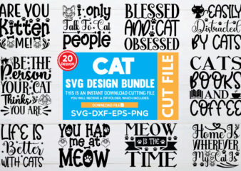 Cat svg bundle graphic t shirt