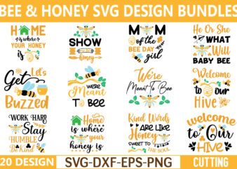 Honey Bee Bundle of 20 designs