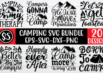 Camping svg bundle graphic t shirt