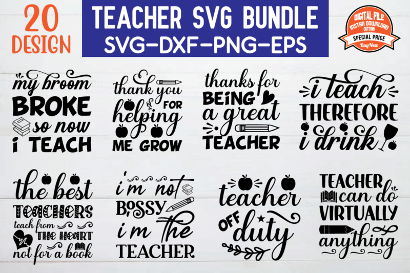 Teacher svg bundle t shirt designs for sale