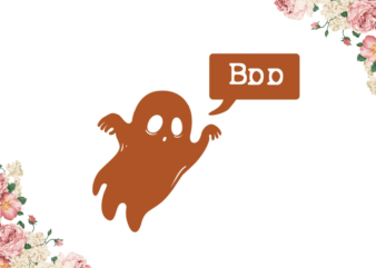 Halloween Boo Bee Gift Idea Diy Crafts Svg Files For Cricut, Silhouette Sublimation Files