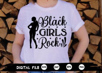 black girls rock svg t shirt template