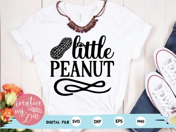 Little peanut t shirt vector graphic