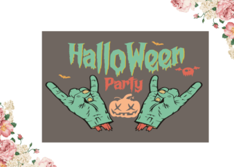 Halloween Party Pumpkin Halloween Diy Crafts Svg Files For Cricut, Silhouette Sublimation Files graphic t shirt