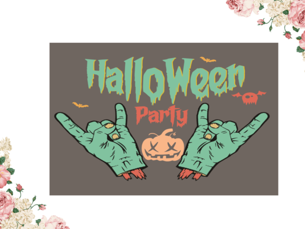 Halloween party pumpkin halloween diy crafts svg files for cricut, silhouette sublimation files graphic t shirt