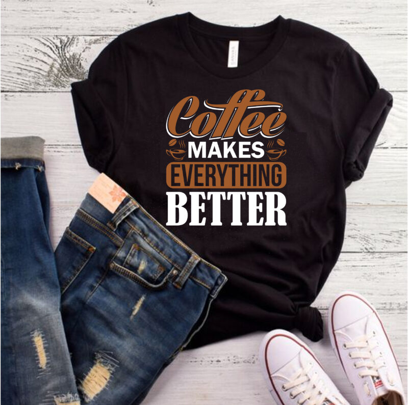 15 best selling coffee t-shirt designs bundle for commercial use.