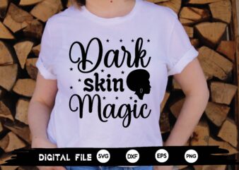 dark skin magic svg