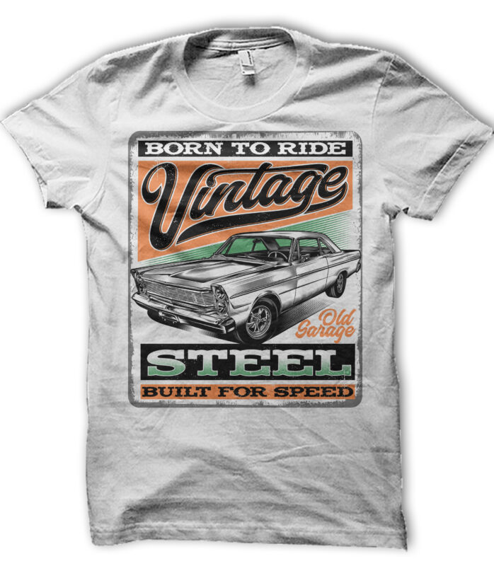 t-shirt vector Bikers, Rockabilly, Vintage Race Bundle vol 5