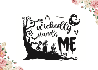 Wickedly Hands Me Halloween Gift Design Diy Crafts Svg Files For Cricut, Silhouette Sublimation Files