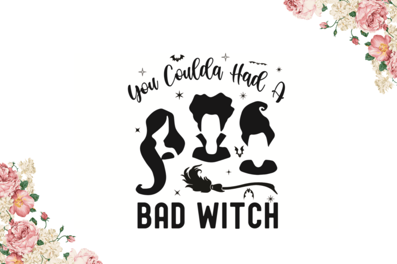 Sanderson Sisters Gift, Halloween Hocus Pocus Design Diy Crafts Svg Files For Cricut, Silhouette Sublimation Files