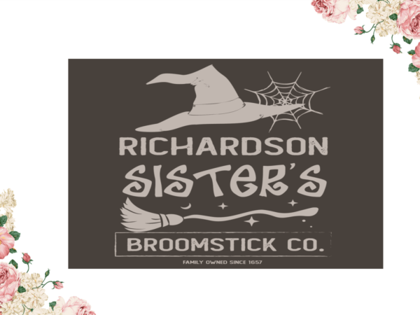 Richardson sister halloween diy crafts svg files for cricut, silhouette sublimation files t shirt design online