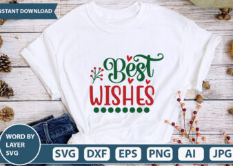 BEST WISHES SVG Vector for t-shirt