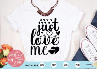 just love me vector clipart