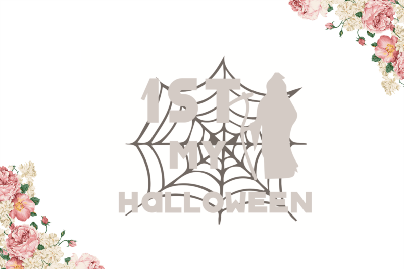 My 1st Halloween Gift Diy Crafts Svg Files For Cricut, Silhouette Sublimation Files