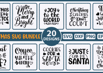 Christmas SVG Bundle t shirt vector file