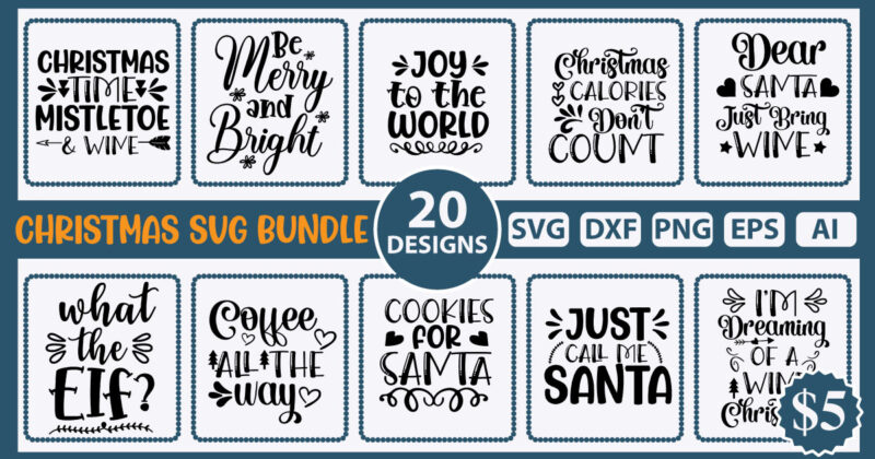 Christmas SVG Bundle