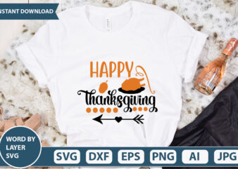 happy thanksgiving SVG Vector for t-shirt