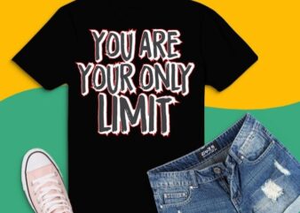 you are your only limit T-shirt design svg, you are your only limit png, international dot day, Handdrawn Lettering, Motivational Quote. Royalty Free Cliparts, Vectors, And Stock Illustration.