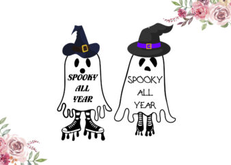 Double Spooky All Year Diy Crafts Svg Files For Cricut, Silhouette Sublimation Files