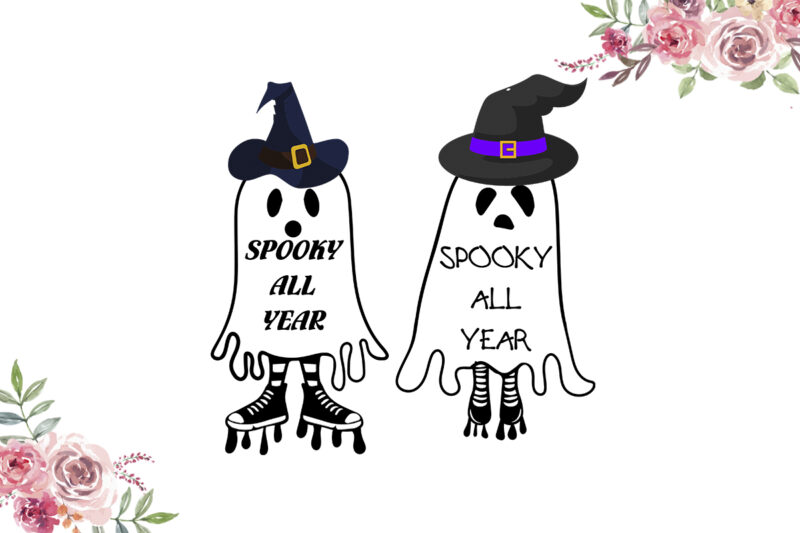 Double Spooky All Year Diy Crafts Svg Files For Cricut, Silhouette Sublimation Files