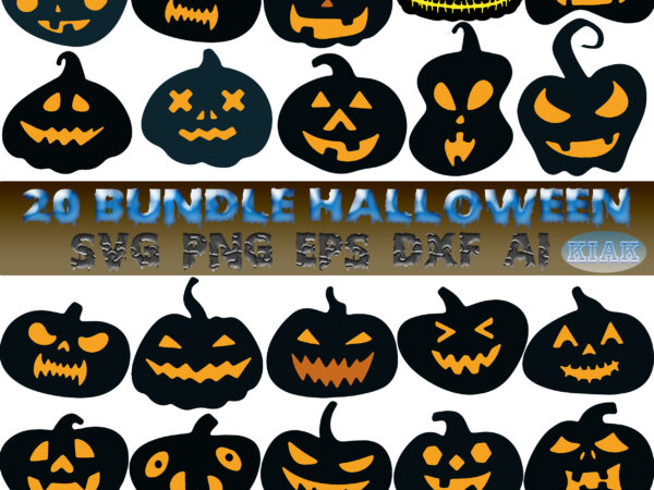 20 bundles t shirt designs halloween, bundle pumpkin svg, svg halloween pack, halloween pack, halloween pack, halloween halloween elements bundles vector icons symbol for t-shirt design, creepy, pumpkin svg bundle,