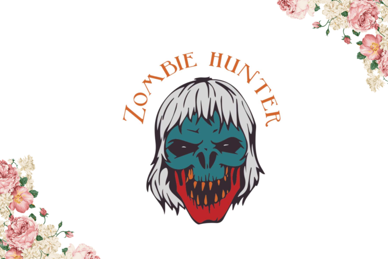 Zombie Hunter Halloween Shirt Design Diy Crafts Svg Files For Cricut, Silhouette Sublimation Files